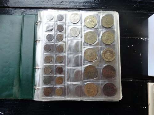 South African Coins in Album with 15 pages of coins