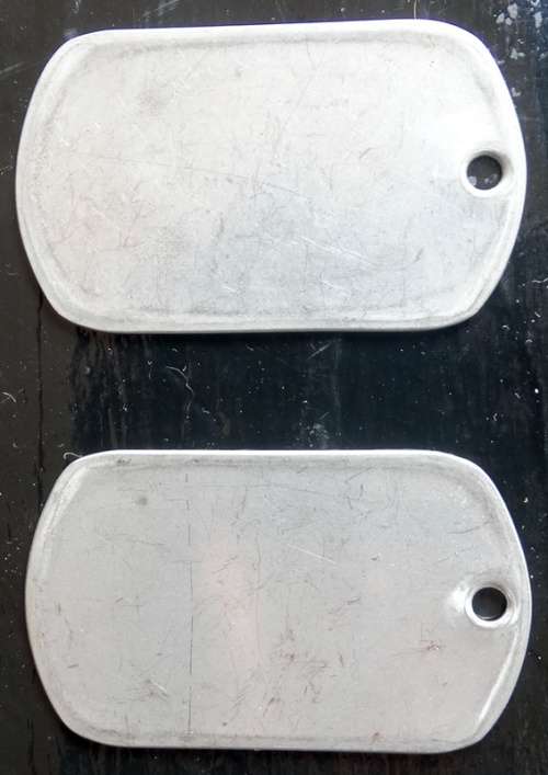 Original Dog tags unissued