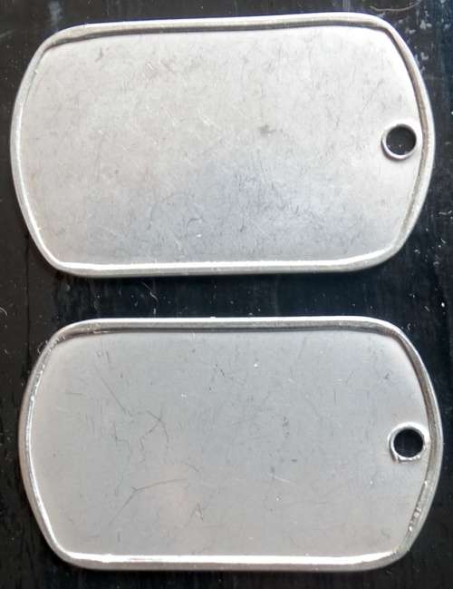Original Dog tags unissued