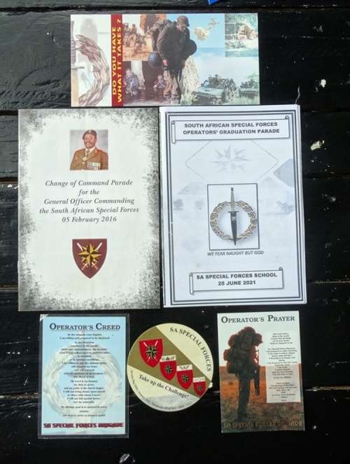 Special Forces Operators Graduation Parade and other Booklets