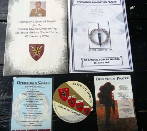 Special Forces Operators Graduation Parade and other Booklets
