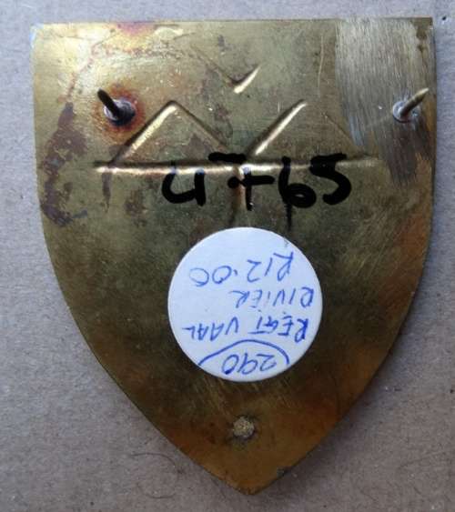 SADF Regiment Vaal River Flash. 2 Pins intact (11)