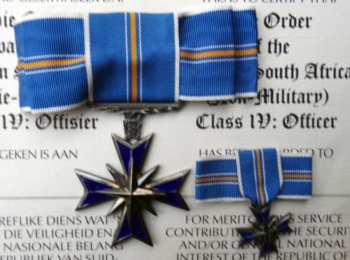 Order of the Star of Africa. Non Military. But  attached to Military