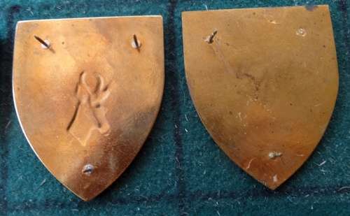 Pair of SADF Orange Free State Command  5 Pins Intact (6)