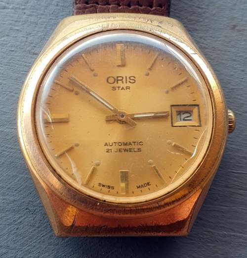 Oris men's Wind up Watch . Spares or Restoration