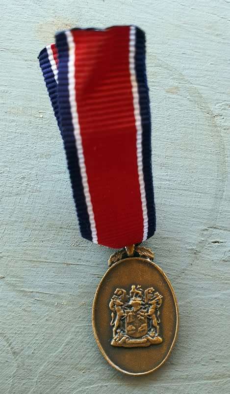 John Chard Miniature SADF Medal
