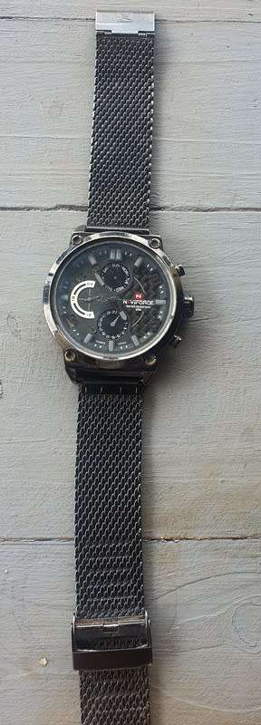 NavyForce Mens Wrist  Watch. Working (Q2) Needs Battery