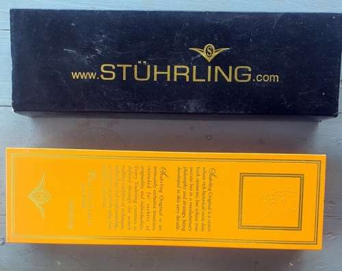 Brand New Stuhrling Original Mens Wrist Watch Works (Q25)