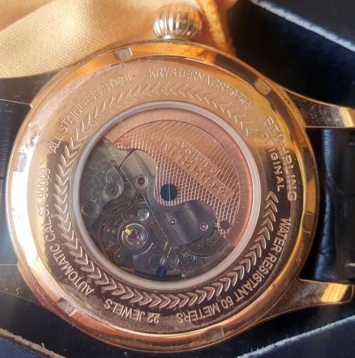 Brand New Stuhrling Original Mens Wrist Watch Works (Q25)