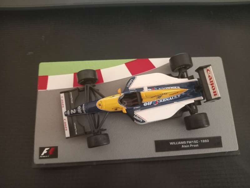 1993 Williams FW15C Alan Prost Die cast Formula 1 car