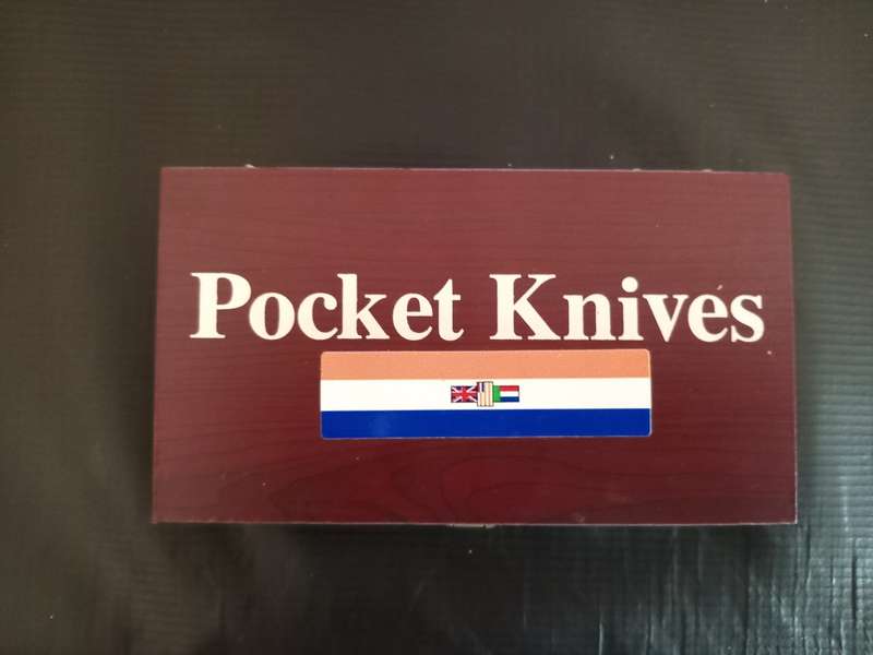 SADF pocket knive with old SA flag