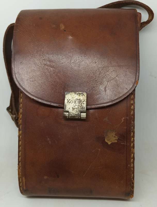 Kodak No 2 Folding Autographic Brownie with Leather case