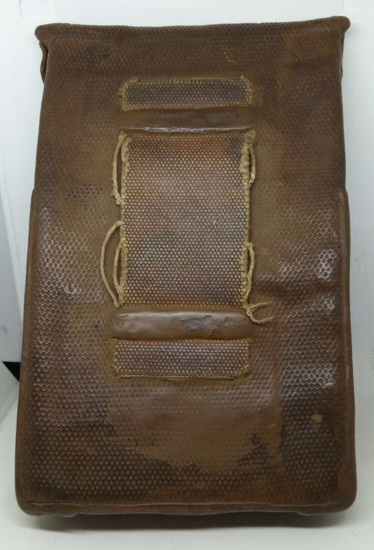 Rare WW2 Metal Rations tin 22.5cm x11.5cm. With Two pouches