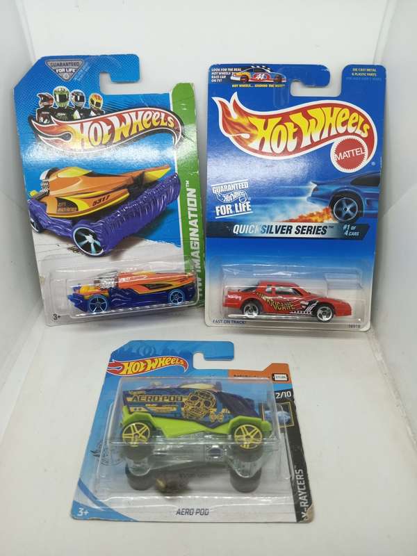 3 Hotwheels Hod rod Car Collection.