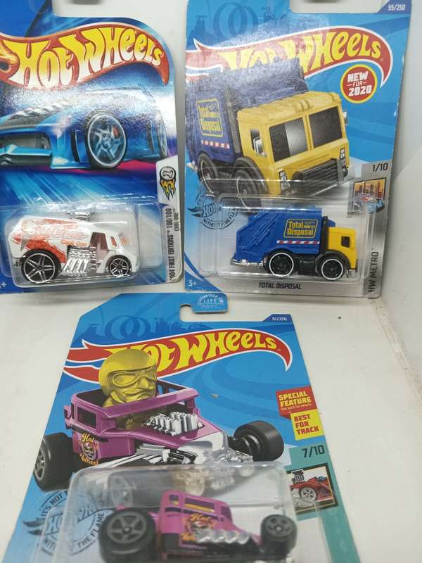 3 Hotwheels Hod rod Car Collection.