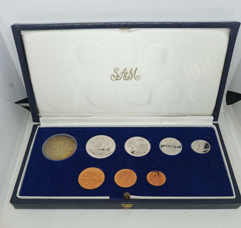 1972 South African Proof set with Dust Cover