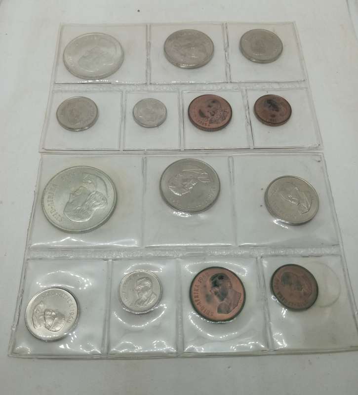 1968 English and Afrikaans South African Uncirculated set