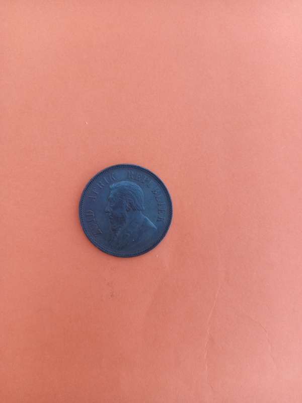 1898 ZAR Penny. Last year of issue