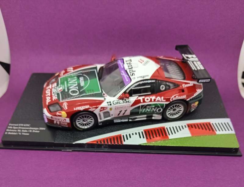 Ferrari 575 GTC die-cast model car - 20Spar Francorchamp - M Salo/P Peter - scale 1/43