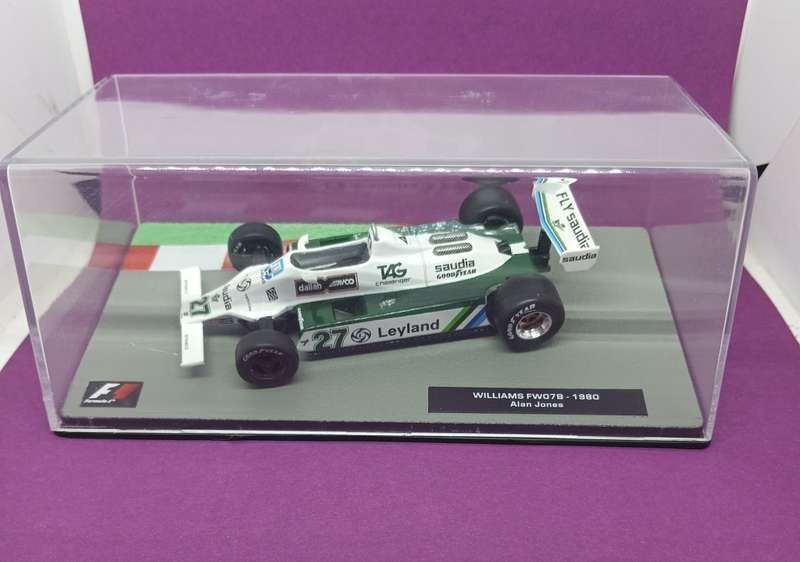 Williams FW 07B die-cast model car - 1980  - Alan Jones - scale 1/43