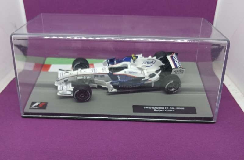 `BMW Sauber F108 die-cast model car - 2008  - Robert Kubica - scale 1/43