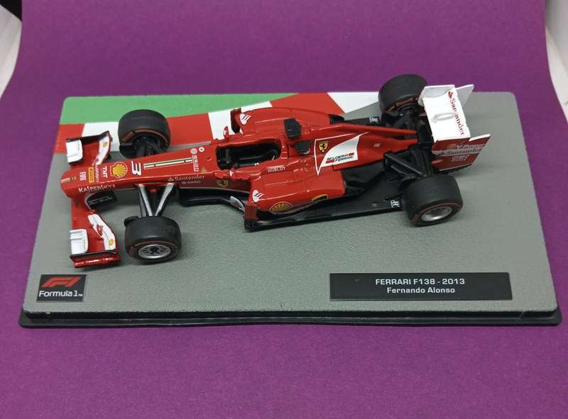 Ferrari F138  die-cast model car - 2013  - F Alonso - scale 1/43