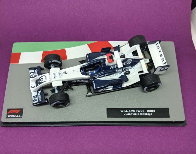 Williams FW26  die-cast model car - 2004  - Juan Pablo Montoya- scale 1/43