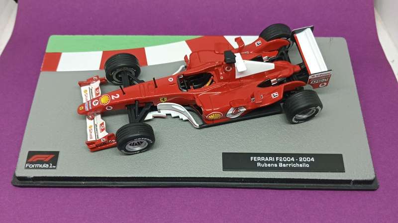 Ferrari F2004  die-cast model car - 2004  - Rubens Barrichello- scale 1/43