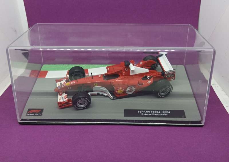 Ferrari F2004  die-cast model car - 2004  - Rubens Barrichello- scale 1/43