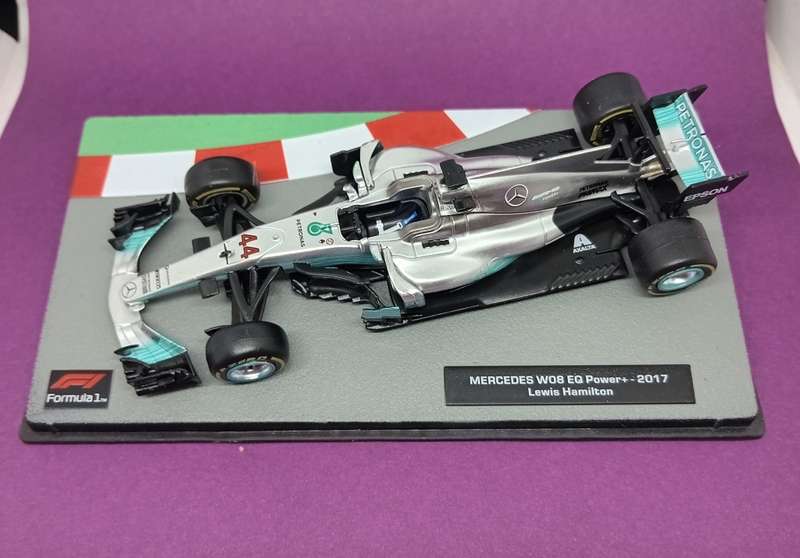 Mercedes W08 EQ Power die-cast model car - 2017  - Lewis Hamilton- scale 1/43