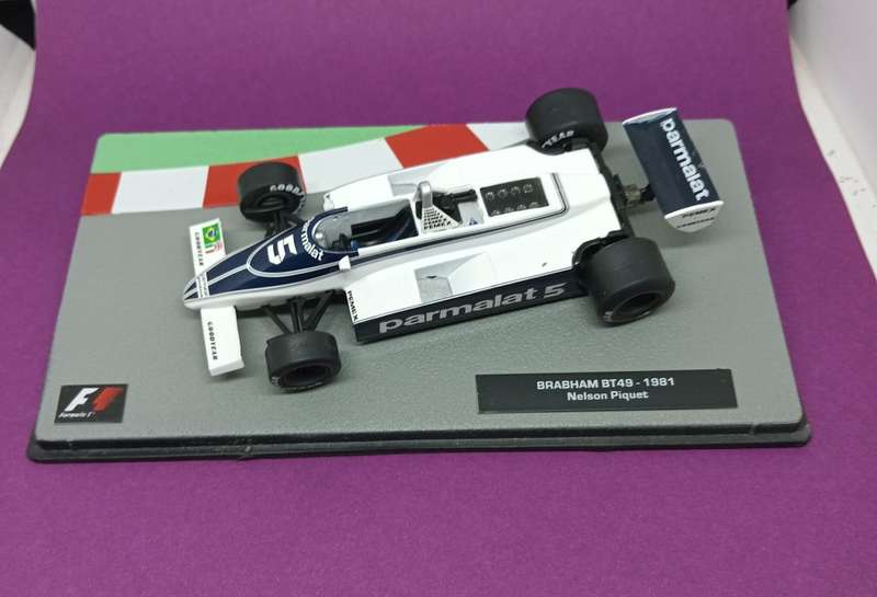 Brabham BT49 die-cast model car - 1981  - Nelson Piqeut- scale 1/43