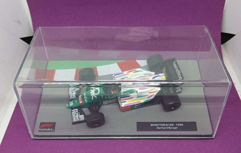 Benneton B186 die-cast model car - 1986 - Gerhard Berger - scale 1/43