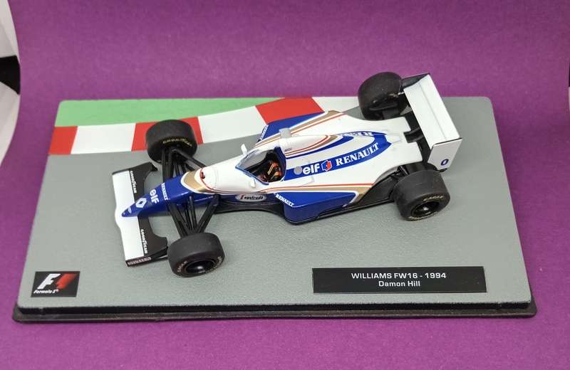 Williams FW16 die-cast model car - 1994 - Damon Hill - scale 1/43