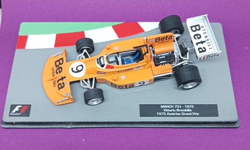 March 751 die-cast model car - 1975 - Vittorio Brambilla - scale 1/43
