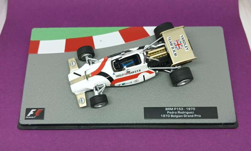 BRM P153 F2 die-cast model car - 1970 -  Pedro Rodriguez - scale 1/43