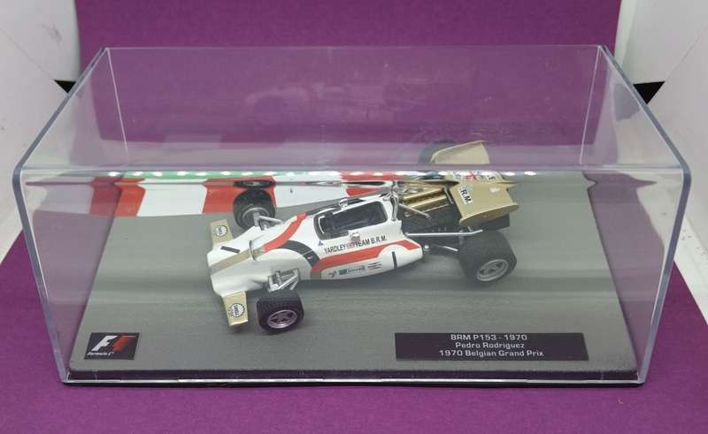 BRM P153 F2 die-cast model car - 1970 -  Pedro Rodriguez - scale 1/43