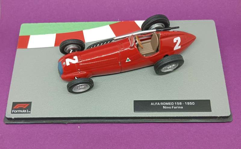Alfa Romeo 158 die-cast model car - 1950 - Nino Ferina- scale 1/43