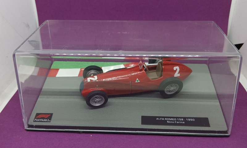 Alfa Romeo 158 die-cast model car - 1950 - Nino Ferina- scale 1/43