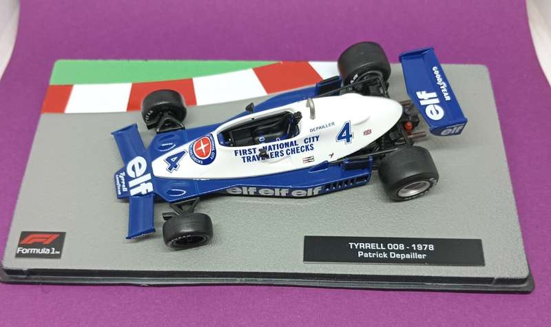 Tyrell 008 die-cast model car - 1978 - Patrick Depailler- scale 1/43
