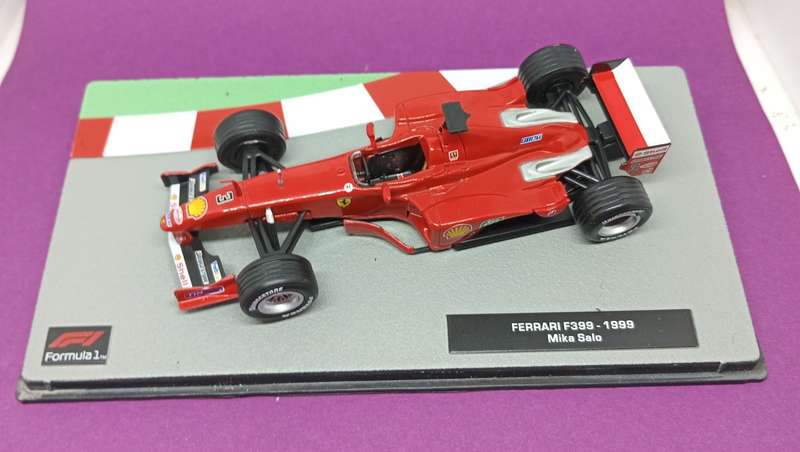 Ferrari F399 die-cast model car - 1999 - Mika Salo- scale 1/43