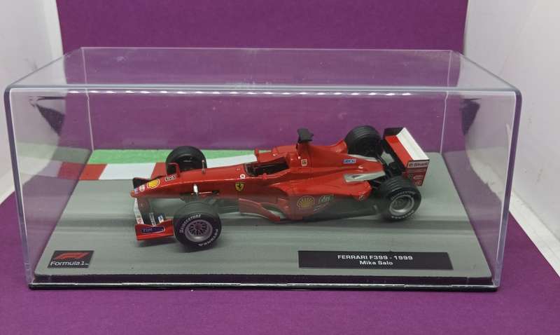 Ferrari F399 die-cast model car - 1999 - Mika Salo- scale 1/43