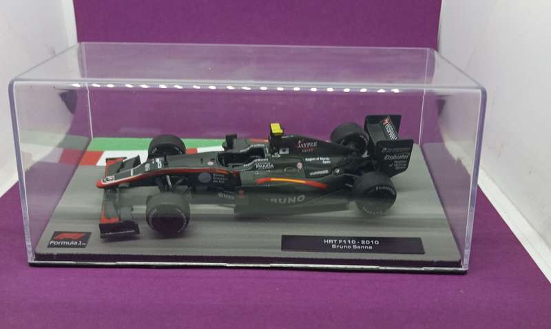 HRT F110 die-cast model car - 2010 - Bruno Senna - scale 1/43