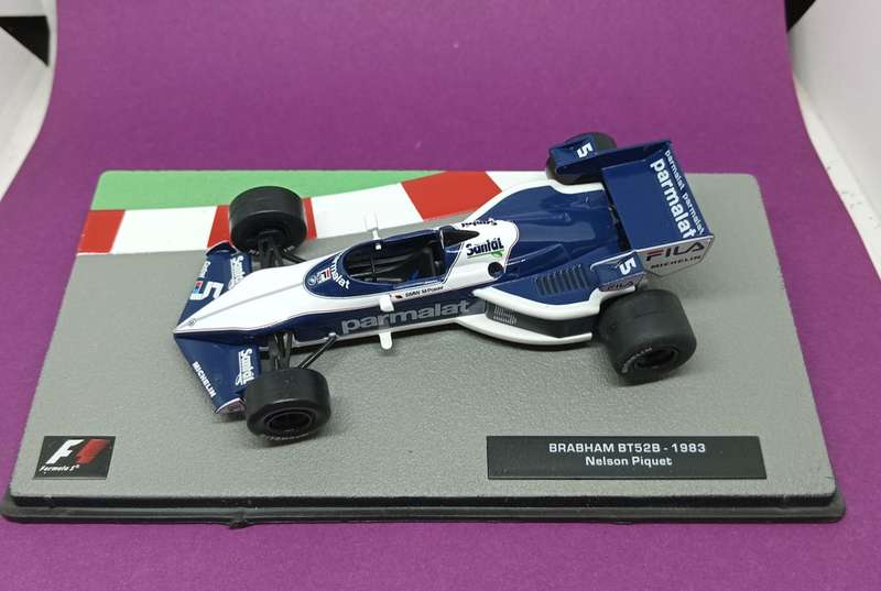 Brabham BT52B die-cast model car - 1983 - Nelson Piquet - scale 1/43