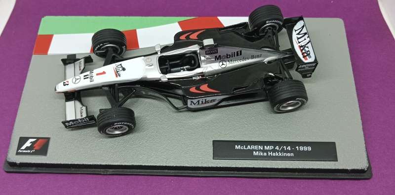 McLaren MP4/14 die-cast model car - 1999 - Mika Hakkinen - scale 1/43