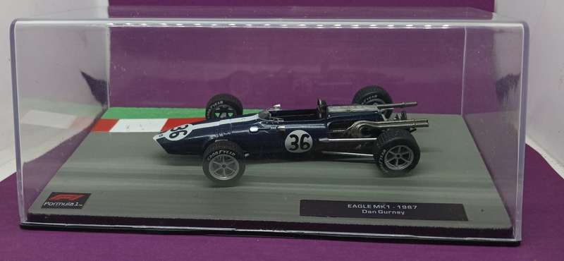 Eagle Mk1 die-cast model car - 1967 - Dan Gurney - scale 1/43