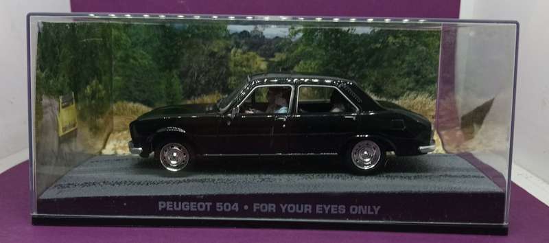 007 Peugeot 504 For Your Eyes Only  scale 1/43. Sealed