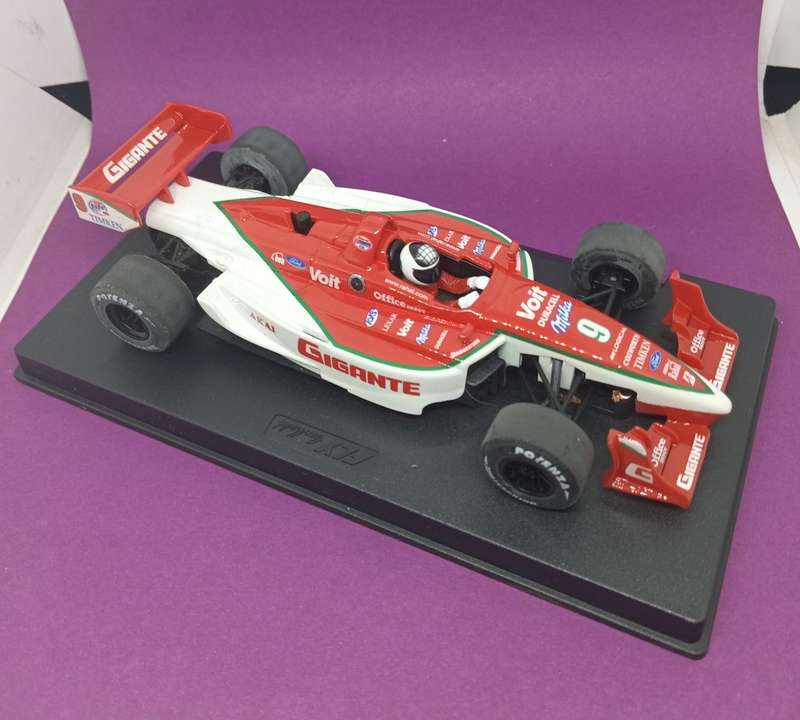Slot Car Scalextric Flash Gas Model Lola Ford Rahal Competition. Tires Fair