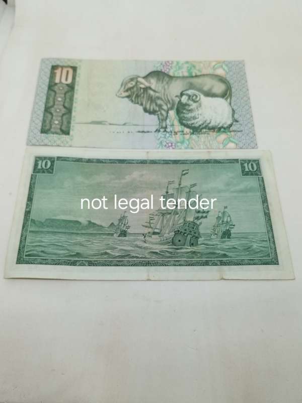 Ten Rand Type Set Banknote