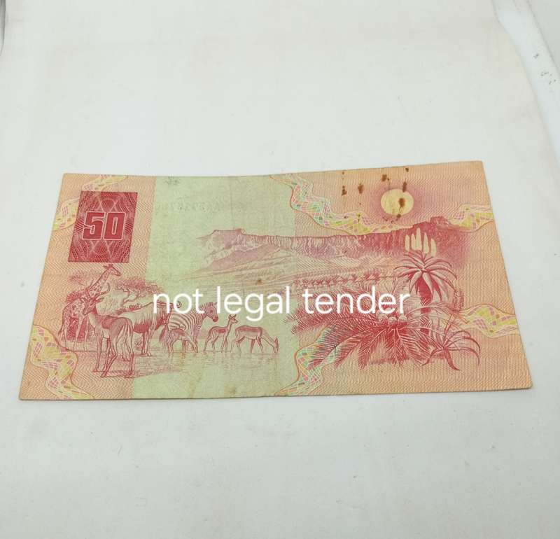 1984 GPC de Kock AA Fifty Rand Banknote