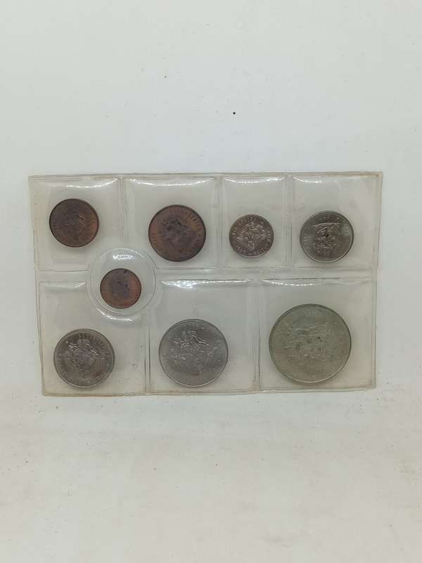 S A MINT UNCIRCULATED SET 1970 --SILVER R1 TO 1/2 CENT